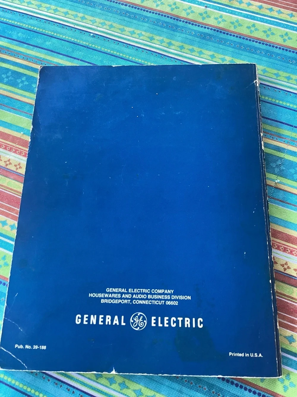 General Electric 'Cooking With a Food Processor - vintage 1978